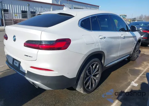 2021 BMW X4 xDrive30I z USA, uszkodzony, nr VIN 5UX2V1C06M9H37203